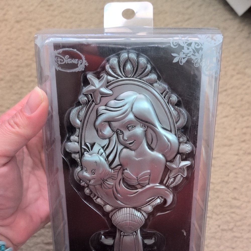 Disney The Little Mermaid Silver Hairbrush - Picture 4 of 4